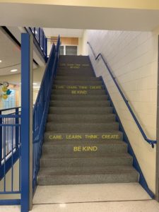 marsh creek 6th grade center stairs be kind2 3