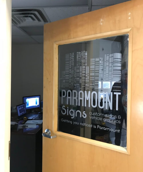paramount signs frosted vinyl 1