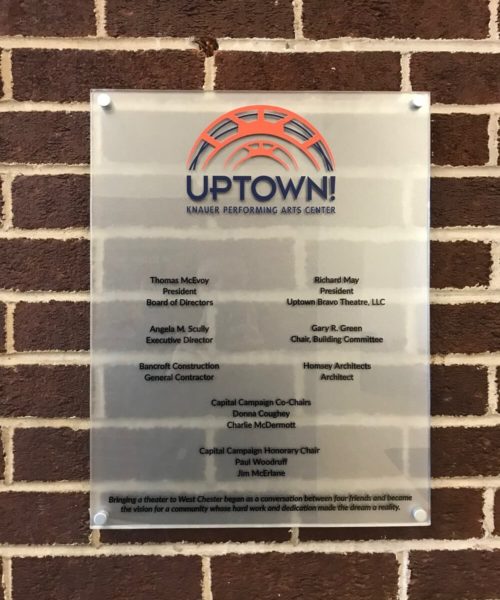 uptown plaque